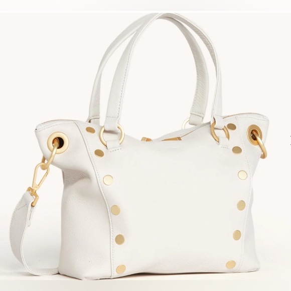 Hammitt Daniel Bag Large White Leather Crocco NWT - Picture 1 of 16